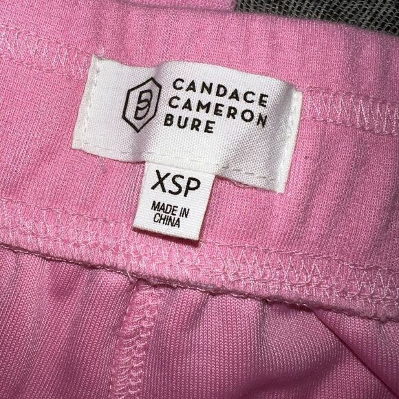 CANDACE CAMERON Bure pink Terry cropped beach pants, worn 1 time - Picture 3 of 3
